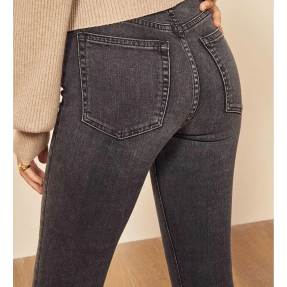 Reformation Harper High Rise Skinny Crop Avalon Jeans Size 31 Stretch NWT - Picture 6 of 12